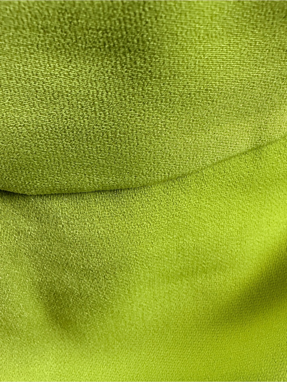 Vintage Psalm: CIV Lime Green Maximalist Skirt Set Sz 16 Faux Fur Statement Suit - Picture 12 of 14